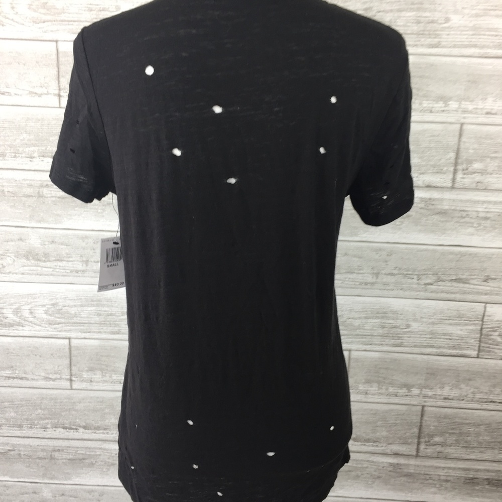 Signorelli T-Shirt Holes Ripped Distressed NEW - Picture 6 of 7